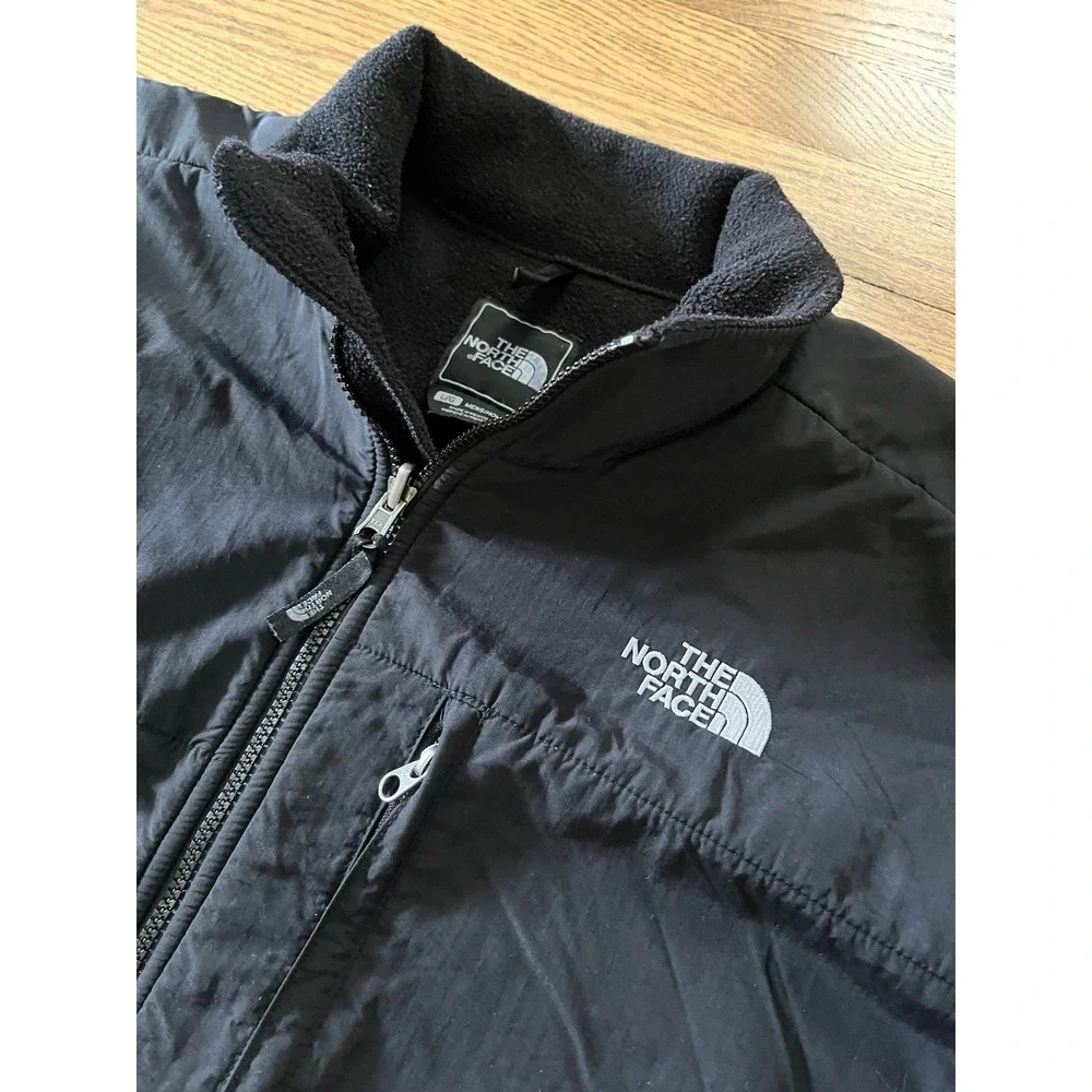 The North Face Jacket Mens Large Black Denali Fleece Full Zip Outdoor Gorpcore